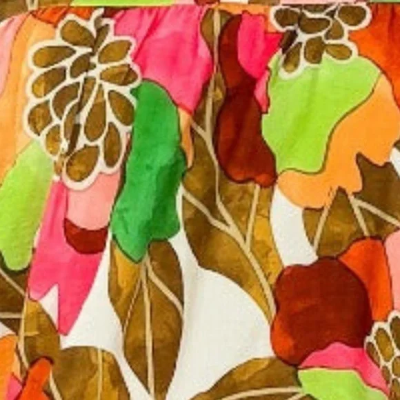 THML Floral Blouse - Multicolor NWOT - Picture 4 of 7